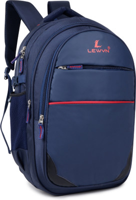LEWYN Boys & Girls For Office/6th Std. Plus School/Collage/Travelling With Rain Cover 35 L Backpack(Blue)
