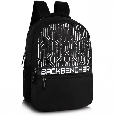 Talon Trendy Backbencher Backpack | School Bag for Boys and Girls Waterproof School Bag(Black, 34 L)