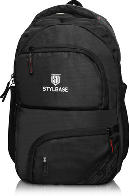 Stylbase 5 Compartments School Bag for Boys & Girls College Backpack Bags for Women & Men 27 L Backpack(Black)