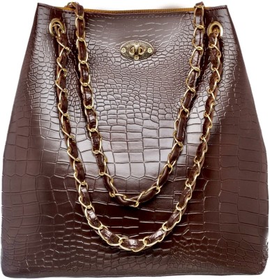 ALONZO Women Brown Shoulder Bag