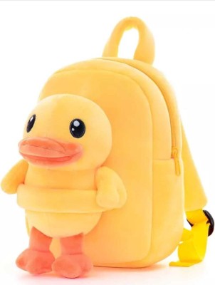 Heaven Decor High Quality Teddy With Yellow duck Bag Cute Small Soft Plush. Backpack(Yellow, 10 L)