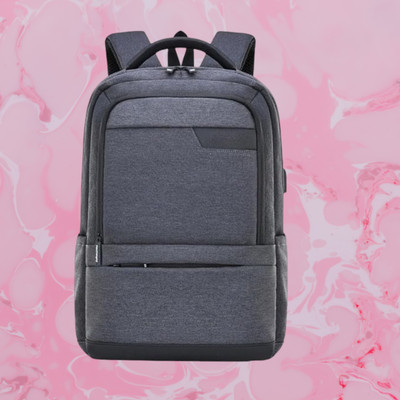 HouseOfCommon backpack school bag laptop bag office college travel backpack(S-19*12) 31 L Backpack(Black)