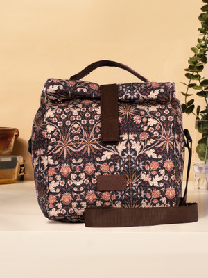ZOUK Kashmir Blooms Roll Up Lunch Bag Lunch Bag(Multicolor, 7 L)