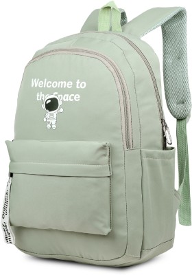 AKR Laptop backpack Light Weight Trendy School & College Bag Unisex Casual Waterproof School Bag(Green, 30 L)