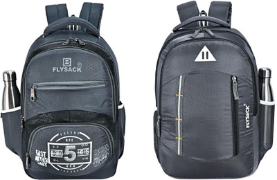 FLYSACK NS-FS008_Grey & FS014_GREY Laptop Bag(Grey, Grey)