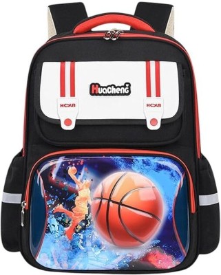 TAYLORED HOME Cute 3D Digital Cartoon Animated Hard Shell Backpack Waterproof Daypack(Black, 25 L)