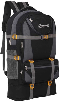 Kyros Travel for Outdoor Sport Camping Hiking bag Waterproof Backpack -Multi-85L Rucksack  - 85 L(Black)