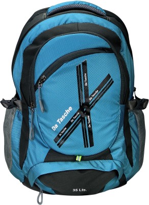 Da Tasche Cross 35L SB Waterproof School Bag(Light Blue, 35 L)