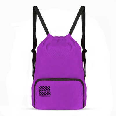 divulge Meteor Drawstring Bag Daypack, Drawstring bag, Sport Bag 19 Liters 18 L Laptop Backpack(Purple)