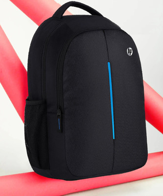 HP Premium Quality, Office/College/School/Travel Laptop Bag for upto 15.6 Inch Waterproof Backpack(Black, Blue, 22 L)