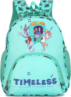 Warner Bros. BUGS BUNNY BAGS 1346|School Bag|Tuition Bag|Backpack|Boys&Girls|Kids UPTO 6 YRS School Bag(Light Green, 15 L)