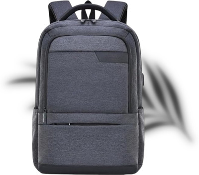 Shivra backpack school bag laptop bag office college travel backpack(S-48*30) 30 L Backpack(Black, Grey)