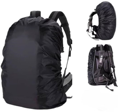 Fruvanta Rain & Dust Waterproof Rain Cover for Laptop/School/College & Office Bag Cover Waterproof Backpack(Black, 20 L)