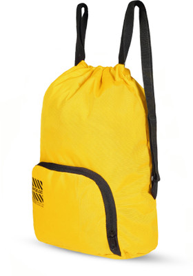 divulge Meteor Drawstring Bag Daypack, Drawstring bag, Sport Bag 19 Liters 18 L Backpack(Yellow)