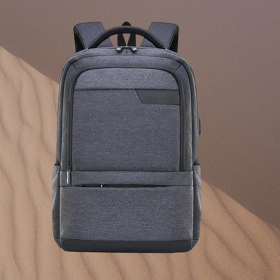 HouseOfCommon backpack school bag laptop bag office college travel backpack(S-19*12) 30 L Backpack(Black, Grey)