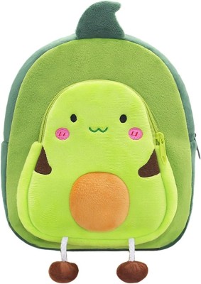 ARUSHBAG Avocado Cute Toy Fashion Casual Wild Single Shoulder Diagonal Kids School Bag School Bag(Green, 10 L)