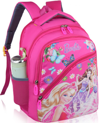 SJ Enterprises Kids School Bag Backpack for Nursery to Class 5 Cartoon Printed Bag for School Waterproof School Bag(Pink, 26 L)