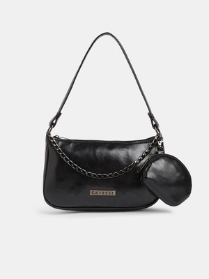 Caprese Trina Shoulder Bag(Black, 2.352 L)