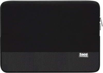 Saco Sleeve for MacBook Air 15 Inch – M4 (A3241), M3 (A3114) & M2 (A2941) Laptop Sleeve/Cover(Black, 15 inch)