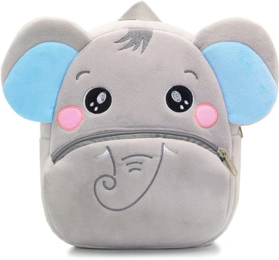 HappyChild Toddler Bag Plush Animal Cartoon Mini Bag for Baby Girl Boy 2-6 Years 10 L Backpack(Multicolor)