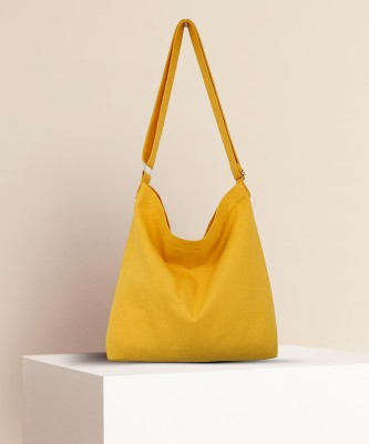 RESA Canvas Hobo - Tote bag- Yellow- 1 Piece Sling Bag(Yellow, 10 L)