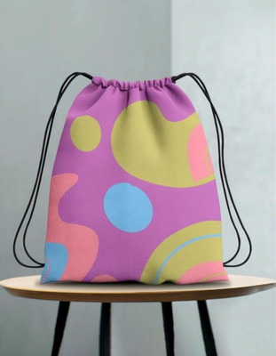 AdzSpirit Tuition Bag for kids Drawstring bag 5 L Backpack(Multicolor)