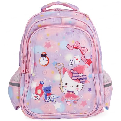 FIDDLERZ School Bag for kids Casual Backpack Water Resistant Bag for Boys and Girl School Bag(Pink, 11.02 inch)