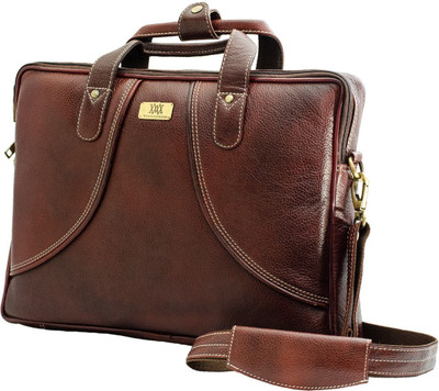 WRIZA WI-1001-BROWN-Laptop Messenger Bag(Brown, 9 L)
