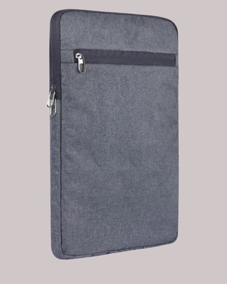 crafty knots Premium Tablet Sleeve with Front Pocket and Soft Protective Lining Waterproof Laptop Sleeve/Cover(Grey, 11.6 inch)