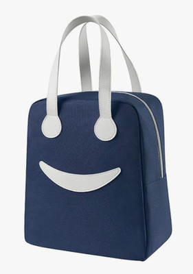 RUDRA VIBES CREATIONS Insulated Lunch Bag for Kids, Office Supply Waterproof Lunch Bag(Blue, Black, 4 L)