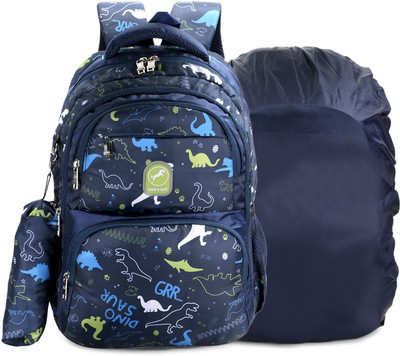 Chris & Kate large laptop backpack with Raincover, college bag, travel bag for men and women Waterproof School Bag(Light Blue, 35 L)