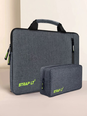 Straplt 15.6 Inch Fully Protective Laptop Sleeve Case Cover For All Laptop Waterproof Laptop Sleeve/Cover(Grey, 15.6 inch)