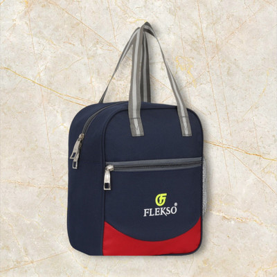 FLEKSO New Model Stylish Lunch Bag/Tiffin Bag For School/Collage_a16 Waterproof Lunch Bag(Multicolor, 5 L)
