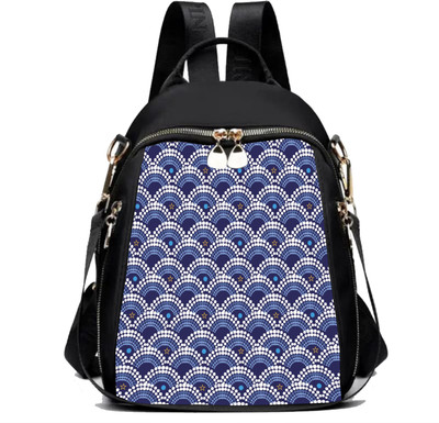 KGN COLLECTION multipocket backpack Waterproof Backpack(Blue, Black, 18 L)