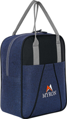 Myron 10L Insulated lunch/tiffin bag for school, college, office & travel unisex Waterproof Lunch Bag(Blue, 10 L)