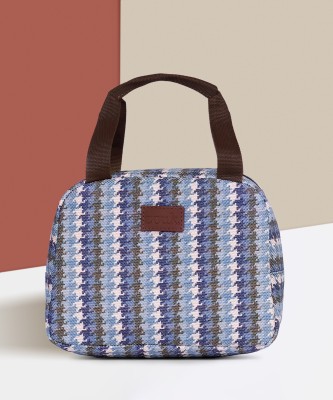 ZOUK Bombay Houndstooth Lunch Bag Waterproof Lunch Bag(Multicolor, 5 L)