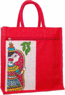 Anemone Shopping Bag, Travelling Bag, Waterproof Lunch Bag(Red, 4 L)