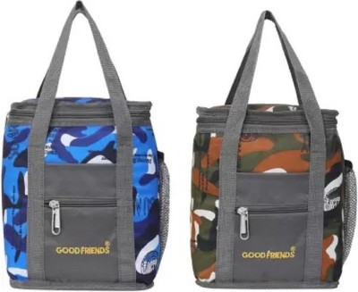 SPORT COLLECTION Combo Lunch Bag for Office Good Quality for School Waterproof Lunch Bag Waterproof Lunch Bag(Multicolor, 4 L)
