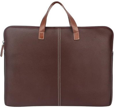 Netizen Quality Laptop Sling Bag, Messenger Multipurpose Office Bag (Small) Waterproof Laptop Sleeve/Cover(Brown, 2 L)