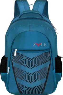 Zyle Unisex Backpack for College/Office Laptop Compartment SidePocket FrontOrganizer Waterproof Backpack(Blue, 33 L)