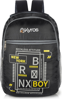 Kyros bag for men waterproof &bag for men college &bag for college boys Waterproof Backpack(Black, 40 L)