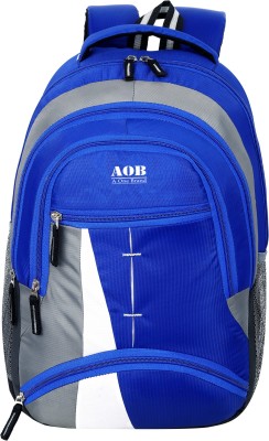aob spacy comfortable 4th to 10th class casual college Waterproof School Bag 35 L Backpack(Blue)