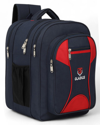 GLADIUS Stylish High Quality Navy Blue School Bag for Boys & Girls of Class 5th - 10th Waterproof School Bag(Multicolor, 50 L)
