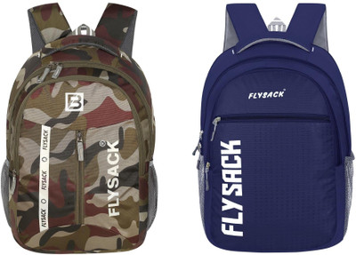 FLYSACK NS-FS011_FS011_militry & FS036_NAVY BLUE Laptop Bag(Multicolor, Blue)