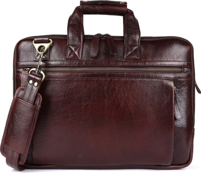 Knewish Laptop bag Messenger Bag(Brown, 60 L)