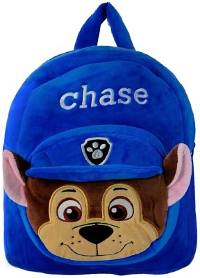 HappyChild Chase Toddler School Bag Plush Bag Kids Bag for 2 to 5 year Child(10 L) School Bag(Blue, 10 L)