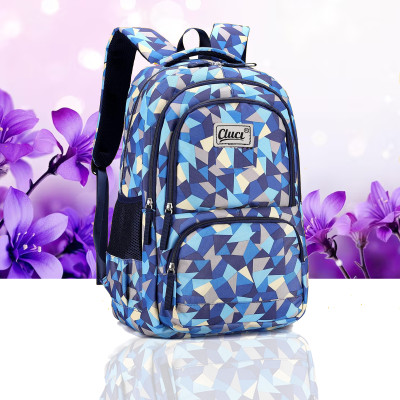 Cluci for Girls College Backpack Coaching , Tuition Waterproof School Bag(Blue, 37 L)