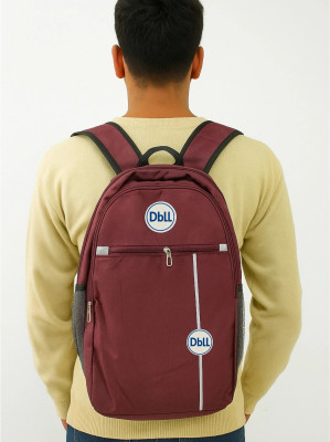 Param Creations Trendy School/College Backpack | Medium Size | Comfortable & Lightweight School Bag(Maroon, 30 L)