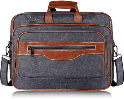 DS Enterprise Official Men Grey Messenger Bag