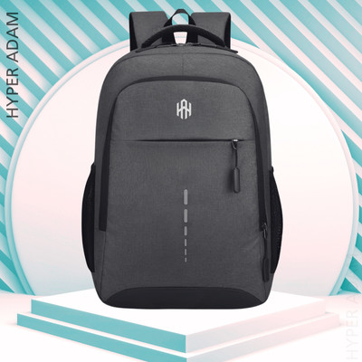 Hyper Adam for Girls Boys College Casual Backpack Coaching Bag School Tuition Bag Waterproof Backpack(Dark Grey, 30 L)